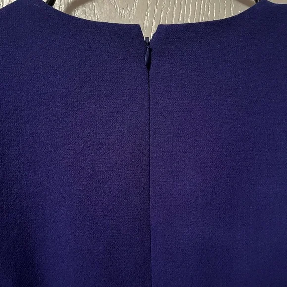 NWT J Crew Double-Faced Wool Royal Blue Crepe Suit Sheath Dress Size 2 - Picture 10 of 10